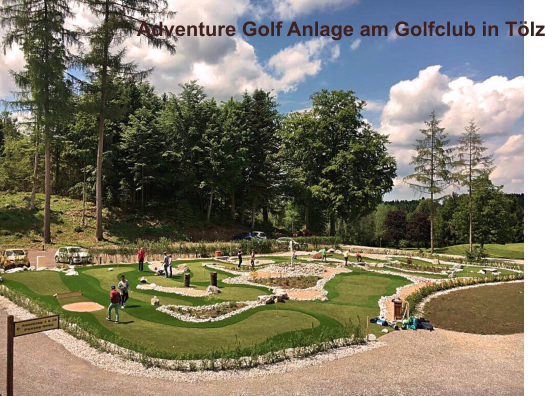 Adventure Golf am Golfclub in Bad Tölz